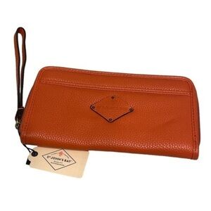 St John’s Bay zip around burnt orange wallet woman New quality accessory OS bag